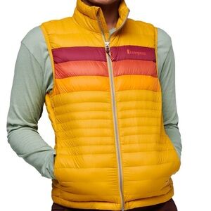 Cotopaxi Fuego Women’s Down Puffer Vest - yellow- NWOT